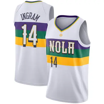New Orleans Pelicans Brandon Ingram 2018/19 Jersey - City Edition - Men's Swingman White