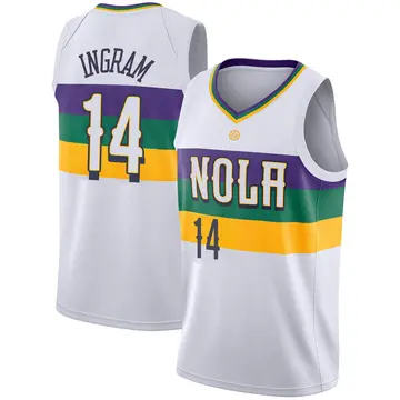New Orleans Pelicans Brandon Ingram 2018/19 Jersey - City Edition - Youth Swingman White
