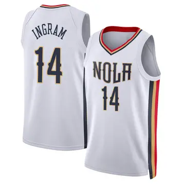New Orleans Pelicans Brandon Ingram 2021/22 City Edition Jersey - Men's Swingman White