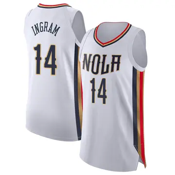 New Orleans Pelicans Brandon Ingram 2021/22 City Edition Jersey - Youth Authentic White