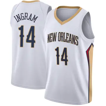 New Orleans Pelicans Brandon Ingram Jersey - Association Edition - Men's Swingman White