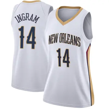 New Orleans Pelicans Brandon Ingram Jersey - Association Edition - Women's Swingman White