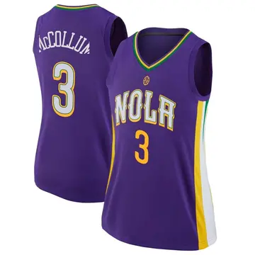 New Orleans Pelicans CJ McCollum Jersey - City Edition - Women's Swingman Purple