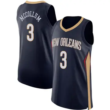 New Orleans Pelicans CJ McCollum Jersey - Icon Edition - Men's Authentic Navy
