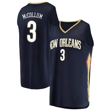 New Orleans Pelicans CJ McCollum Jersey - Icon Edition - Men's Fast Break Navy