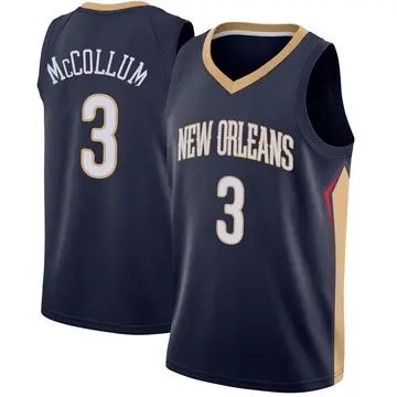 New Orleans Pelicans CJ McCollum Jersey - Icon Edition - Men's Swingman Navy
