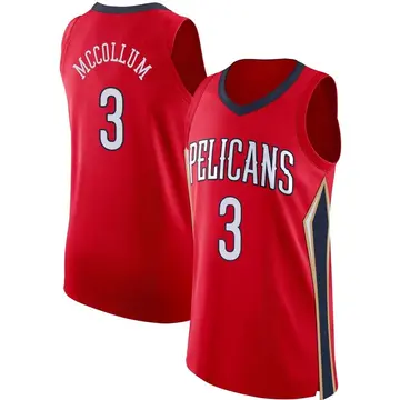 New Orleans Pelicans CJ McCollum Jersey - Statement Edition - Youth Authentic Red