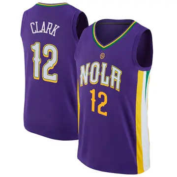 New Orleans Pelicans Gary Clark Jersey - City Edition - Men's Swingman Purple