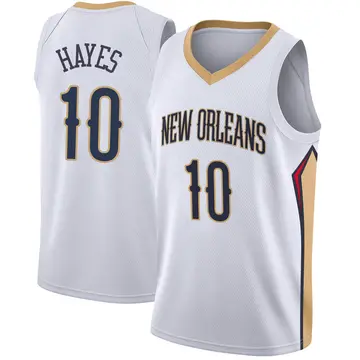 New Orleans Pelicans Jaxson Hayes Jersey - Association Edition - Men's Swingman White