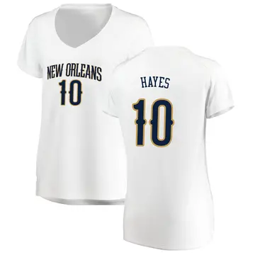 New Orleans Pelicans Jaxson Hayes Jersey - Association Edition - Women's Fast Break White