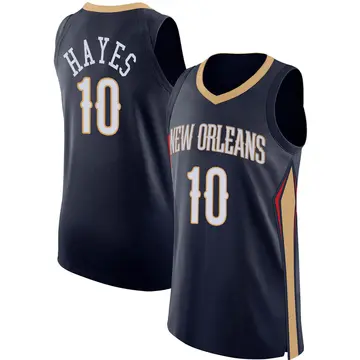 New Orleans Pelicans Jaxson Hayes Jersey - Icon Edition - Men's Authentic Navy