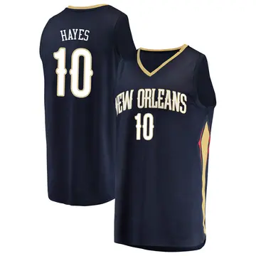 New Orleans Pelicans Jaxson Hayes Jersey - Icon Edition - Men's Fast Break Navy