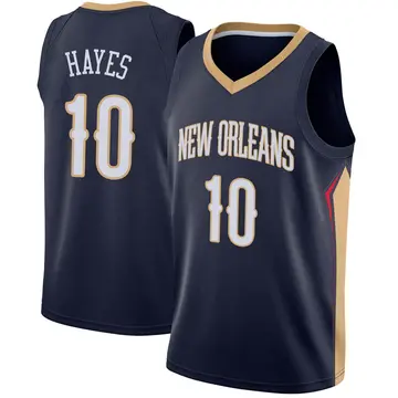 New Orleans Pelicans Jaxson Hayes Jersey - Icon Edition - Men's Swingman Navy