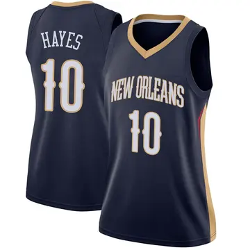 New Orleans Pelicans Jaxson Hayes Jersey - Icon Edition - Women's Swingman Navy