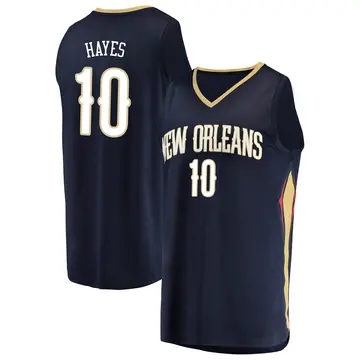 New Orleans Pelicans Jaxson Hayes Jersey - Icon Edition - Youth Fast Break Navy