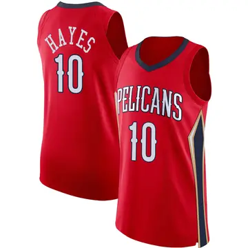New Orleans Pelicans Jaxson Hayes Jersey - Statement Edition - Men's Authentic Red