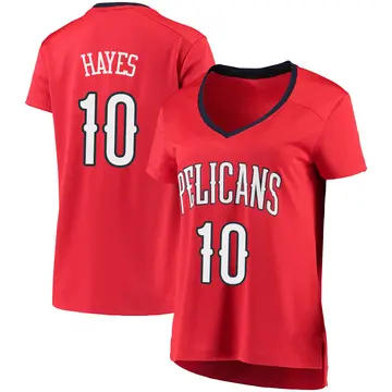 New Orleans Pelicans Jaxson Hayes Jersey - Statement Edition - Women's Fast Break Red