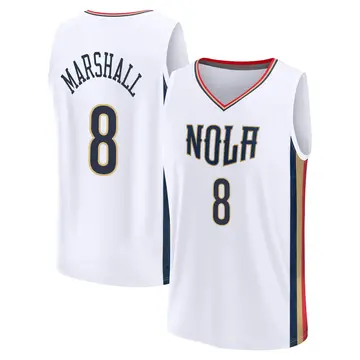 New Orleans Pelicans Naji Marshall 2021/22 Replica City Edition Jersey - Men's Fast Break White
