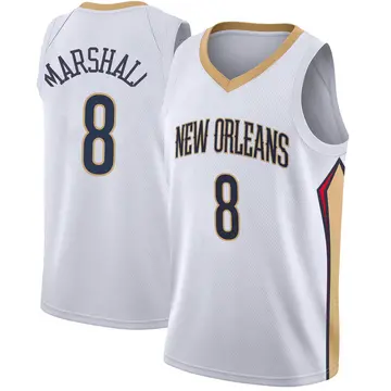 New Orleans Pelicans Naji Marshall Jersey - Association Edition - Men's Swingman White