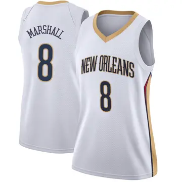 New Orleans Pelicans Naji Marshall Jersey - Association Edition - Women's Swingman White