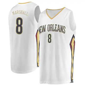 New Orleans Pelicans Naji Marshall Jersey - Association Edition - Youth Fast Break White