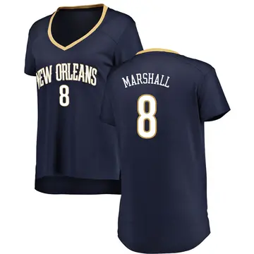 New Orleans Pelicans Naji Marshall Jersey - Icon Edition - Women's Fast Break Navy