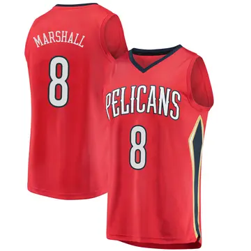 New Orleans Pelicans Naji Marshall Jersey - Statement Edition - Youth Fast Break Red