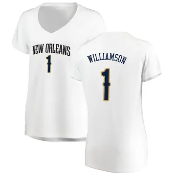 New Orleans Pelicans Zion Williamson Jersey - Association Edition - Women's Fast Break White