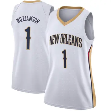 New Orleans Pelicans Zion Williamson Jersey - Association Edition - Women's Swingman White