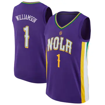 New Orleans Pelicans Zion Williamson Jersey - City Edition - Men's Swingman Purple