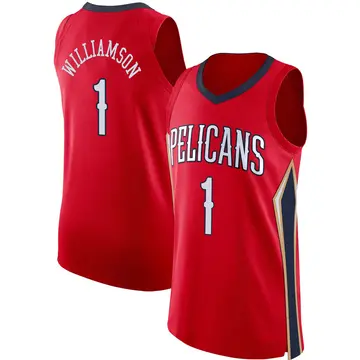New Orleans Pelicans Zion Williamson Jersey - Statement Edition - Men's Authentic Red