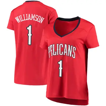 New Orleans Pelicans Zion Williamson Jersey - Statement Edition - Women's Fast Break Red