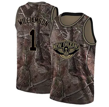 New Orleans Pelicans Zion Williamson Realtree Collection Jersey - Youth Swingman Camo